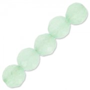 Perline Tonde sfaccettate 6 mm Amazonite x15|raw }}