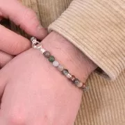 Perline Indian Agate  6 mm x15