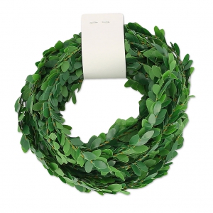 Ghirlanda di foglie su filo metallico x5 metri