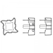 Castone Twister PureCrystal 4485 mm. 6 dorato x1