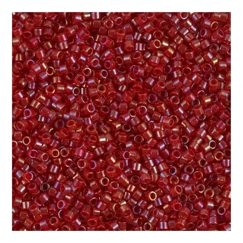 Miyuki Delica 11/0 DB0295 - Lined Red AB
