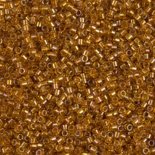Miyuki Delica 11/0 DB0065 - Lined Topaz AB