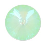 Cabochon PureCrystal 1122 Rivoli mm. 14 Crystal AB Ultra Mint|raw }}