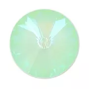 Cabochon PureCrystal 1122 Rivoli mm. 14 Crystal AB Ultra Mint