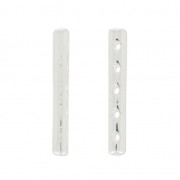 Separatore 5 fili 31x4 mm argentato x1