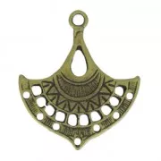 Separatore traforato etnico 36x31 mm bronzo x1