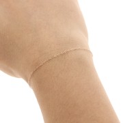 Catena maglia Forçat piatta mm. 1.3 Rose Gold filled x50 cm