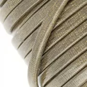 Laccetto doppio cuoio con paillettes vernice a quadretti 5 mm Talpa x 50cm