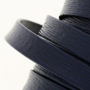 Laccetto doppio cuoio 10 mm Dark Navy Blue x 50cm