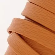 Laccetto doppio cuoio 10 mm Marrone chiaro x 50cm