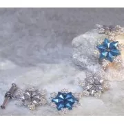 Diamonduo 2-hole mm.5x8 Green Turquoise x10g