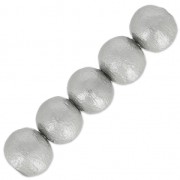 Cotton Pearls Miyuki mm. 6 Grey x20|raw }}