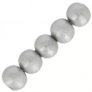 Cotton Pearls Miyuki mm. 6 Grey x20