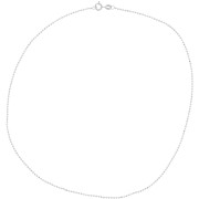 Girocollo perline diamantate 1,5 mm in Argento 925 x 45cm|raw }}
