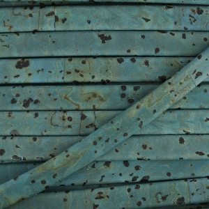 Lacet liège double 5 mm Blu grigio x 50cm