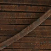 Lacet liège double 5 mm Marrone Scuro x 50cm