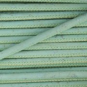 Cordone in sughero cucitura visibile 3 mm Mint x 50cm|raw }}