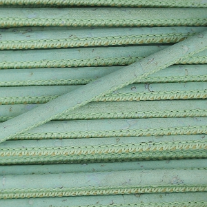 Cordone in sughero cucitura visibile 3 mm Mint x 50cm