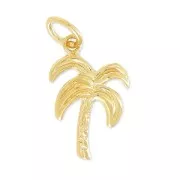 Ciondolo palma mm.13 Placcato Oro 3 microns x1