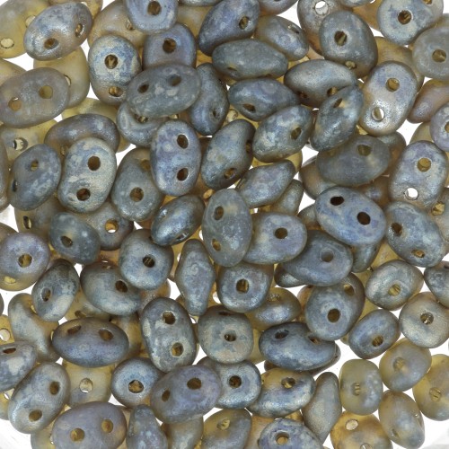 SuperDuo 2,5x5 mm Diamante nero opaco Rembrandt x10g