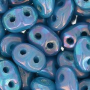 SuperDuo 2,5x5 mm Blue Turquoise Nebula x10g|raw }}