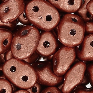 SuperDuo 2,5x5 mm Matte Metallic Copper x10g