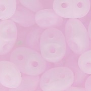 SuperDuo 2,5x5 mm Rose Water Opal Mat x10g|raw }}