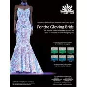 Rocaille Toho 8/0 TO8R2700 - Glow In The Dark - Crystal/Green Splash x8g