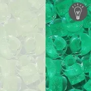 Rocaille Toho 8/0 TO8R2710 - Glow In The Dark - Yellow Cr./Bright Green x8g