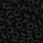 Rocaille Toho Demi Round 11/0 TO11RDR0049F - Opaque Frosted Jet x5g