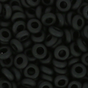 Rocaille Toho Demi Round 11/0 TO11RDR0049F - Opaque Frosted Jet x5g