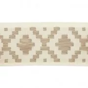 Gallone fantasia losanghe 18 mm Beige x1m