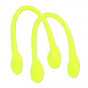 Anse per borsa simil cuoio 38 cm. Giallo Fluo x2