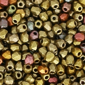Sfaccettate 2mm (True 2) Metallic Mix x50