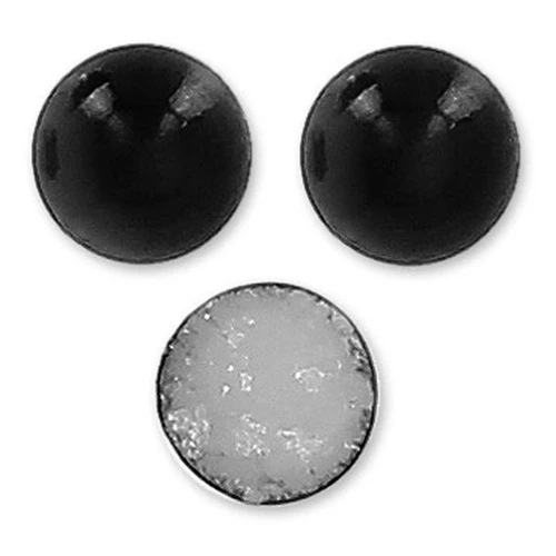 Pearl Cabochon Miyuki mm.3 Black x20