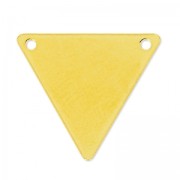 Separatore triangolo 2 fori 17x15 mm in Argento 925 Dorato con oro finox1|raw }}