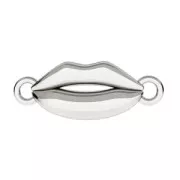 Separatore 2 anneaux bouche 17x6 mm in Argento 925 x1