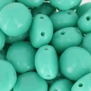 Candy Beads 2-hole mm.8 Green Turquoise x20