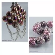 Candy Beads 2-hole mm.8 Green Turquoise x20