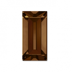 Cabochons barrette PureCrystal 4501 mm.4x2 Smoked Topaz x8