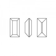 Cabochons barrette PureCrystal 4501 mm.4x2 Smoked Topaz x8