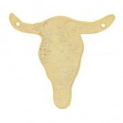 Separatore bullheaded 2 fori mm.42 dorato satinato x1|raw }}