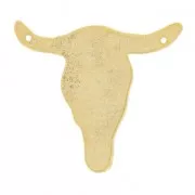 Separatore bullheaded 2 fori mm.42 dorato satinato x1