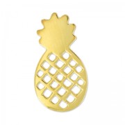 Ciondolo ananas mm.18 in agrento 925 dorato x1|raw }}