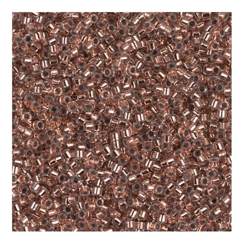 Miyuki Delica 11/0 DB0037 - Crystal Copper Lined