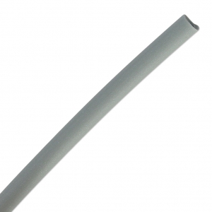 Cordoncino plastica cavo mm. 3 Grigio Metallizato x cm. 50