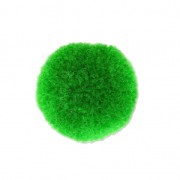 Pompon rotondo sintetico 2 cm verde  x1|raw }}