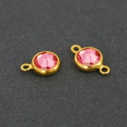 Pendente per strass PureCrystal 2058 2088 mm.6 Argentato x1