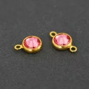 Pendente per strass PureCrystal 2058 2088 mm.6 Argentato x1