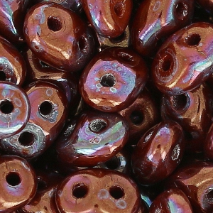 SuperDuo mm. 2.5x5 Opaque Chocolate Nebula x10g